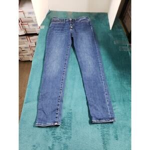 Gap Jeans Size 18 Youth Girls Blue Kids Denim Stretch Pants High Rise Jegging